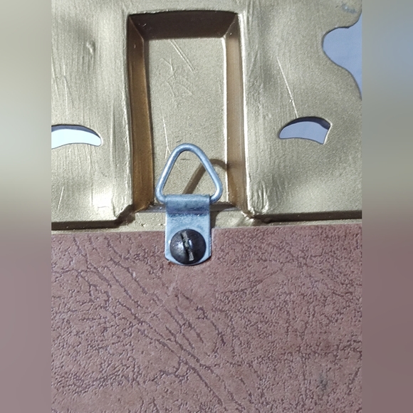 Homco Dart 1972 ornate smokey gray mirrored wall candleholders - Picture 14 of 14